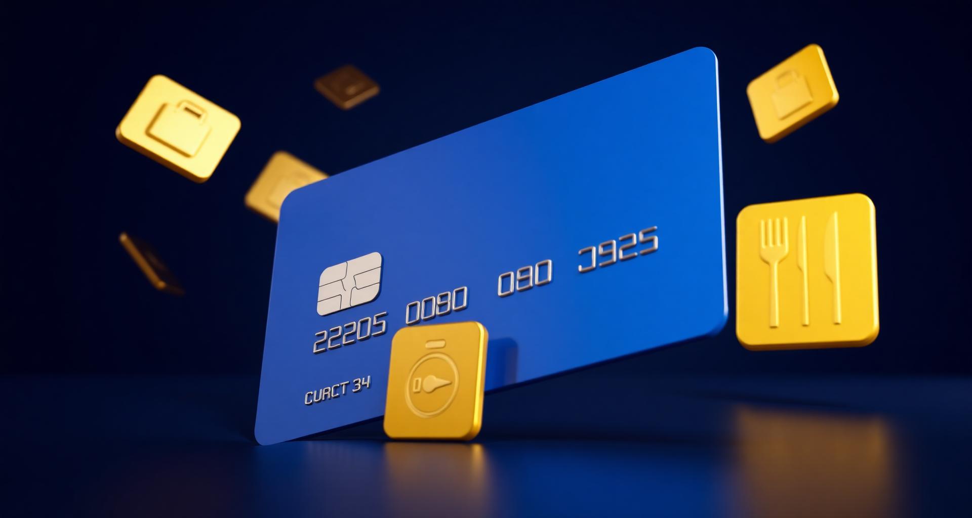 Discover it Cash Back — cinematic 3D product illustration on a studio backdrop (discover-it-cash-back).
