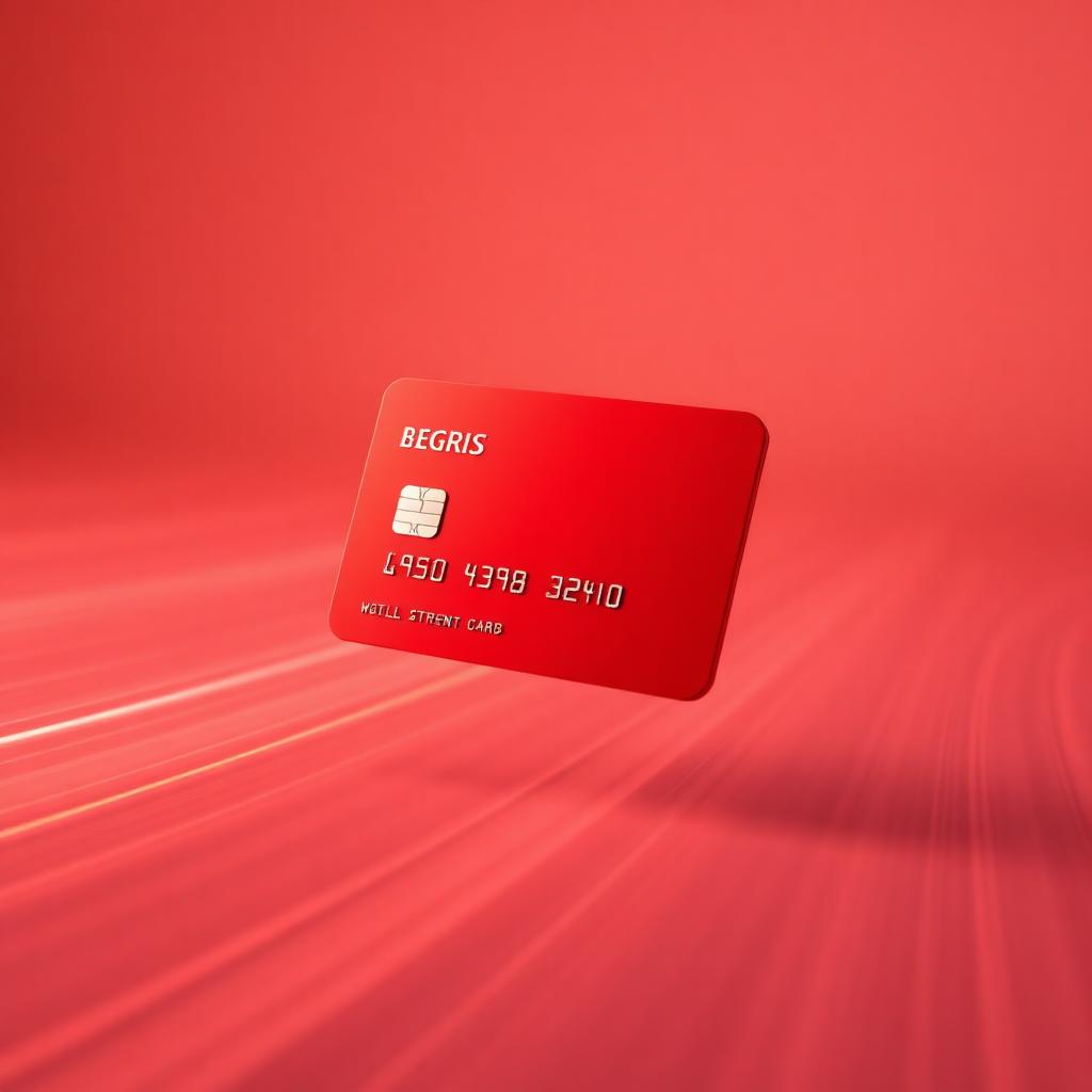 Wells Fargo Active Cash — cinematic 3D product illustration on a studio backdrop (wells-fargo-active-cash).